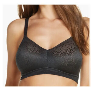 Wacoal 856303 Back Appeal Wire free T-shirt bra black size 40DD 40E